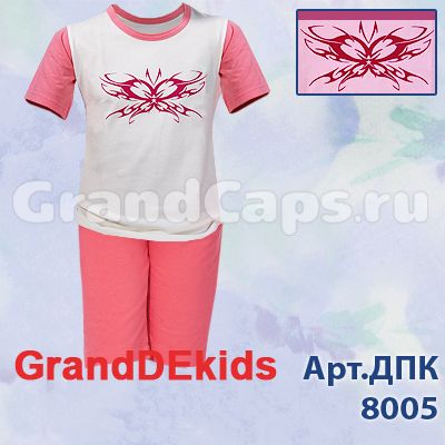 4. Домашняя одежда - ДПК-8005  GrandDekids (пижама для девочек)