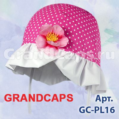 5. Головные уборы - GC-PL16  Grandcaps (панама детская)
